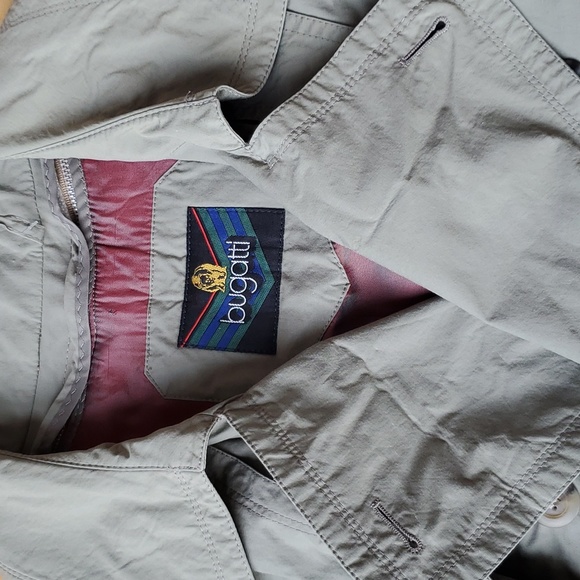 Vintage Bugatti Khaki Trench Coat - Picture 2 of 6